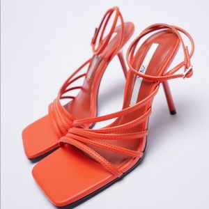 Zara HIGH-HEEL SANDALS WITH THIN STRAPS